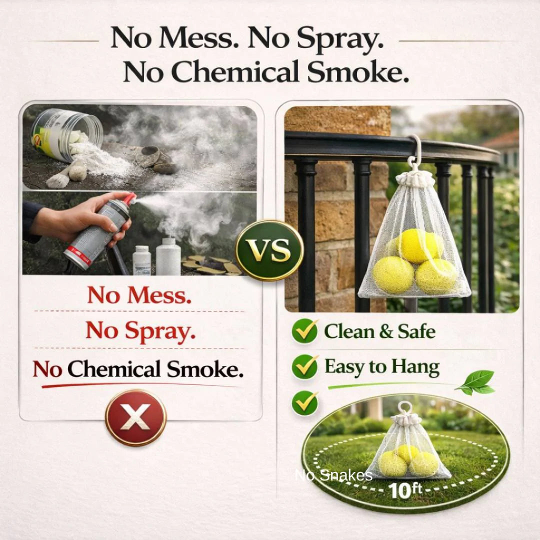 Snake Repellent Balls – Indoor & Outdoor Use