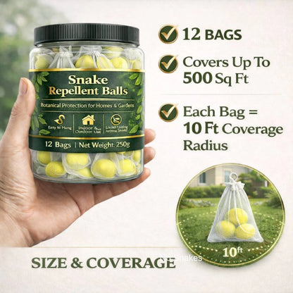 Snake Repellent Balls – Indoor & Outdoor Use